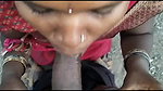 Indian housewife outdoor sex with blowjob