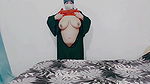 Arab Niqab Chubby Showing Big Tits and Pussy