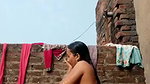 village bhabhi outdoor bath video shared online