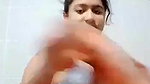 salwar suit girl stripping and playing with boobs