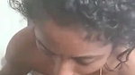horny wife tasting chocolate dick of husband