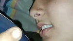 cute girl hairy pussy fucking while on phone call