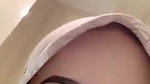 hijab girl horny fingering in public bathroom