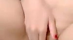 hijab girl horny fingering in public bathroom