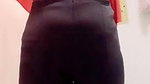 hijab girl horny fingering in public bathroom