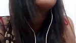 college girl sexy boobs showing on video call