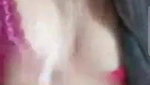 college girl sexy boobs showing on video call