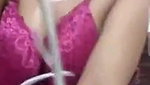 college girl sexy boobs showing on video call