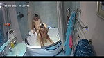 CCTV young couple bathroom sex horny ipcam