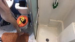 Hidden bathroom cam SISTER caught shaving hair and peeing hidden