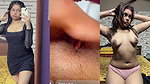 Cute desi girl showing boobs licking chocolate of her boobs