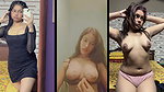 Cute desi girl showing boobs licking chocolate of her boobs