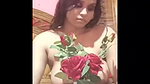 Sexy body with red rose