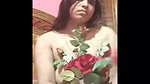 Sexy body with red rose