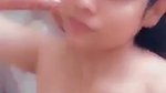 rich desi girl nude bath under shower in bathroom