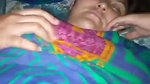 sleeping wife big boobs pressing viral MMS