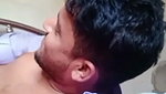 horny lovers kissing and GF boob press MMS