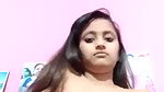 cute girlfriend topless round boobs show viral MMS
