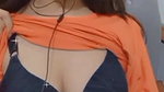 Pakistani sex college girl cleavage shown on VC
