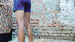 village slut big boobs shown in outdoor doggy fuck
