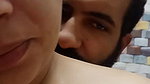 Pakistani chubby MILF nude bath and foreplay sex