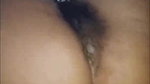 horny girl oil massaging big boobs and bushy pussy