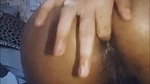 horny girl oil massaging big boobs and bushy pussy