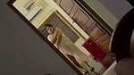 GF boob show while talking to lover in bedroom