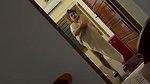 GF boob show while talking to lover in bedroom