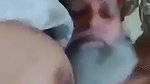 old man playing with big boobs of daughter in law