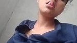 desi aunty boob press viral video for lover