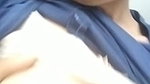 desi aunty boob press viral video for lover