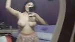 topless mirror video of big boobs girlfriend