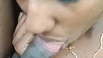 South Indian girl giving blowjob in jungle