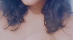 GF showing big boobs and teasing by hiding nipple