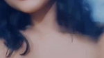 GF showing big boobs and teasing by hiding nipple