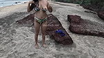 Hotwife Anjali Nude on Public Beach Showing Boobs and Pussy