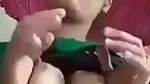 cute girl boobs show on viral video call to lover