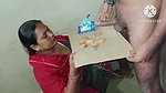 chubby bhabhi sex blowjob and cum biscuit eating