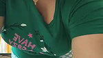 chubby housewife naked pressing big boobs