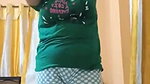 chubby housewife naked pressing big boobs