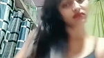 beautiful young busty mumbai girl squeezing boobs nipples showing
