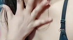 beautiful young busty mumbai girl squeezing boobs nipples showing