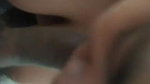 Cute babe giving blowjob and rimjob