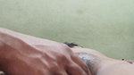 Indian Desi bhabi oil massage.  .