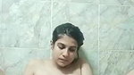 pussy fuck with pink didlo in bathroom