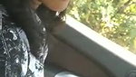 Cute Girl Sucking Boyfriend Dick Inside Car