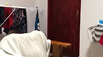 hot wife in hotel room bathrrom after nude bath