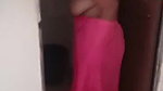 mature aunty boobs show to secret lover after bath