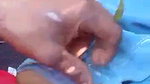 GF outdoor boob press by lover viral clip